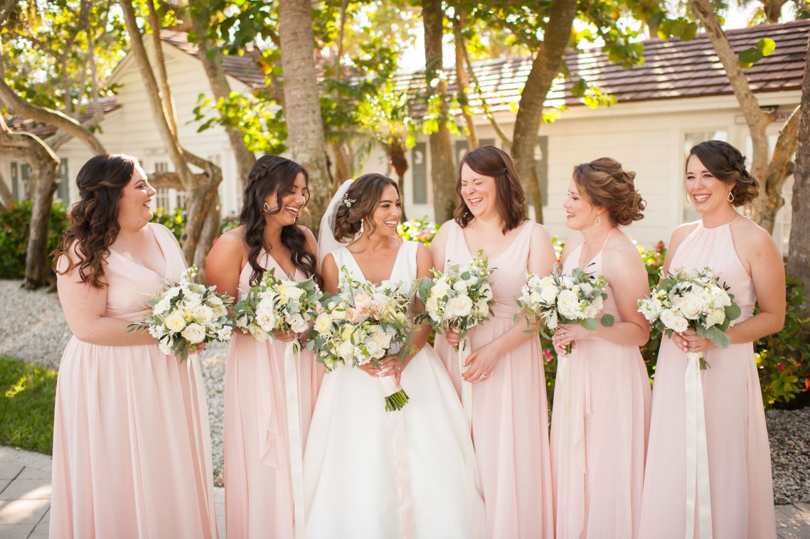 Elegant Pretty Pink Beach Wedding | Stephanie Smith 6