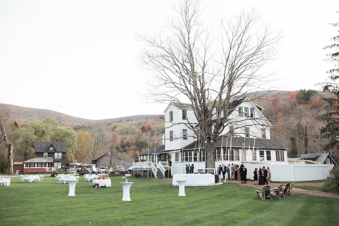 Warm Fall Catskills Wedding With Ceremony Sparklers – Christina Lilly Photography – Buds of Brooklyn 10