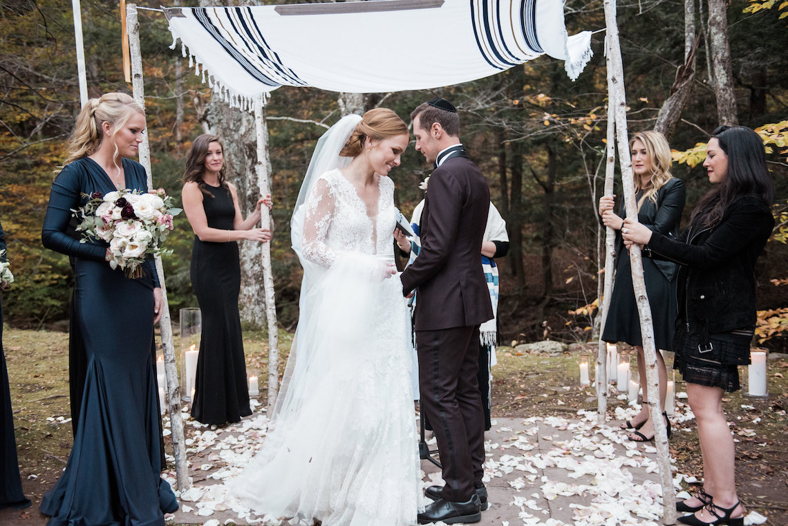 Warm Fall Catskills Wedding With Ceremony Sparklers – Christina Lilly Photography – Buds of Brooklyn 11
