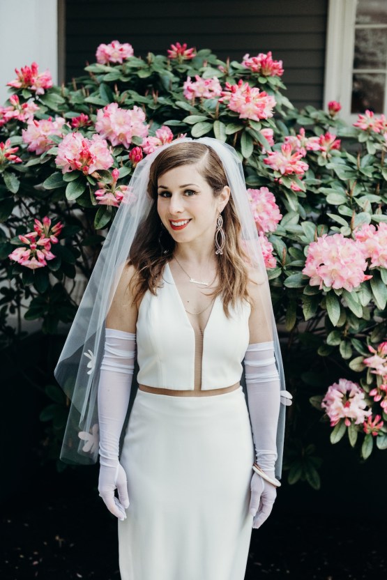All-White Portland Photo Studio Wedding – Davis Hilton 16
