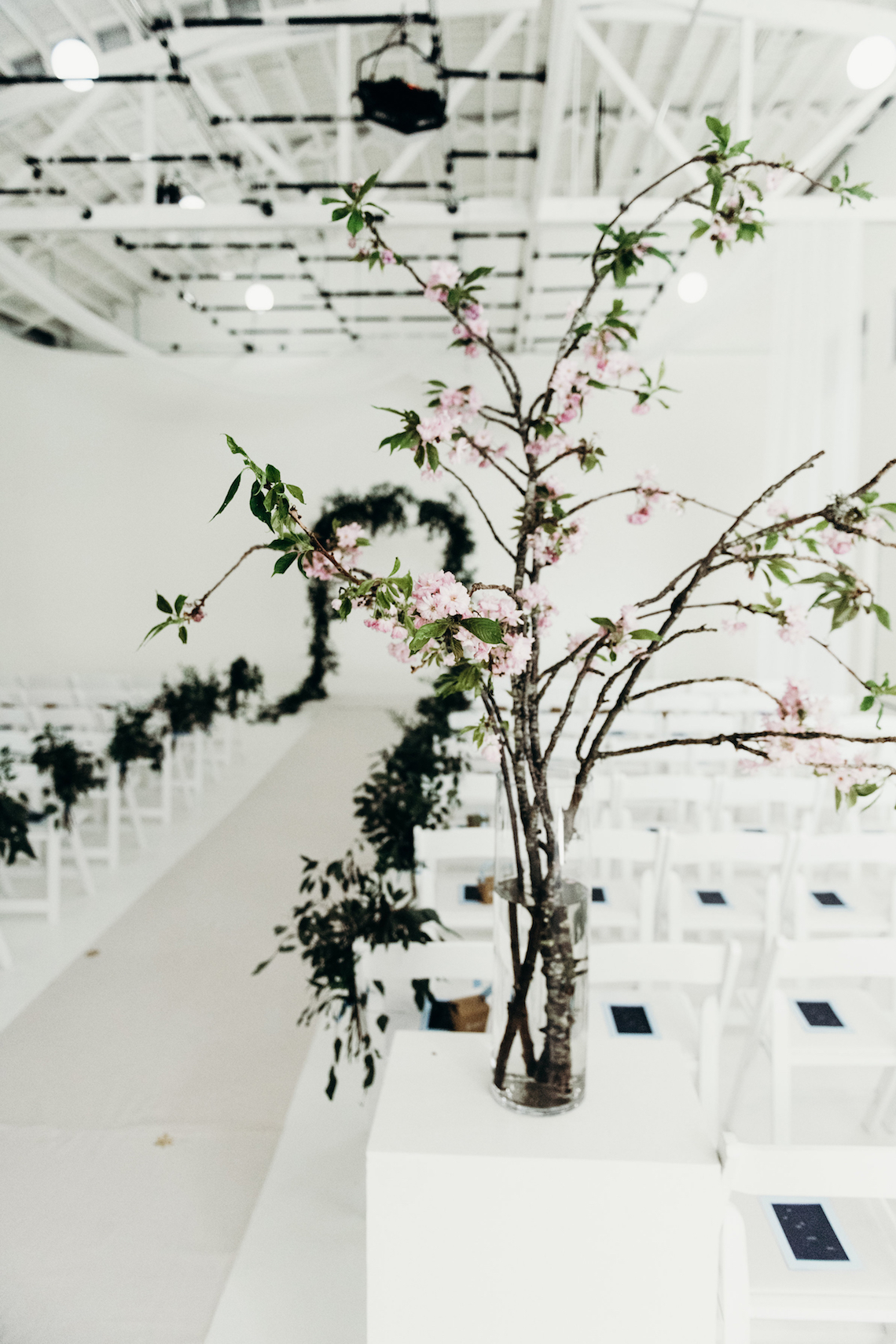 All-White Portland Photo Studio Wedding – Davis Hilton 24