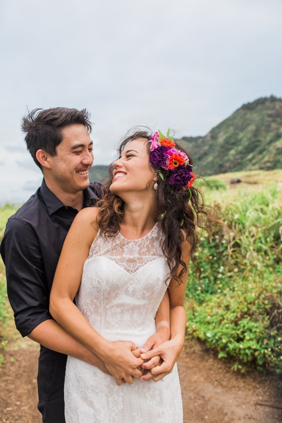 Colorful Hawaiian Boho Wedding Inspiration – Chelsea Stratso Photography 43