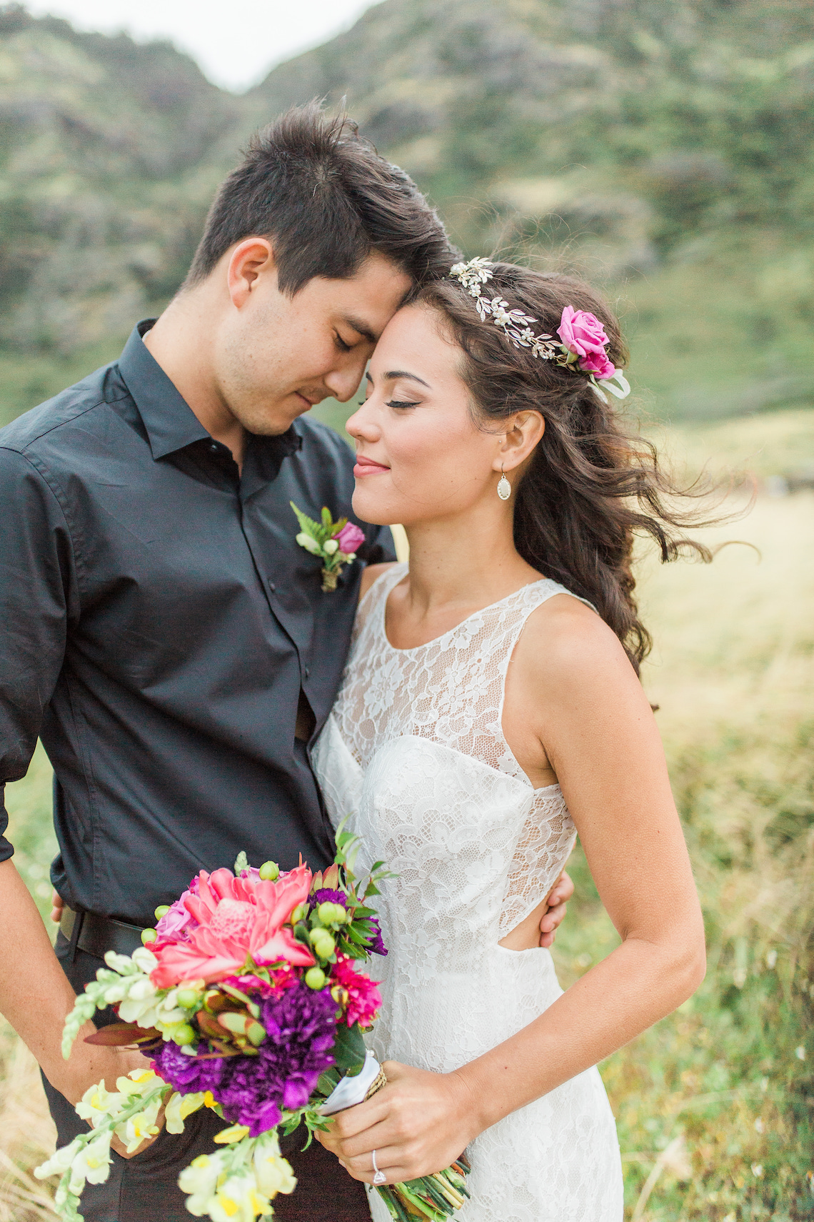 Colorful Hawaiian Boho Wedding Inspiration – Chelsea Stratso Photography 55