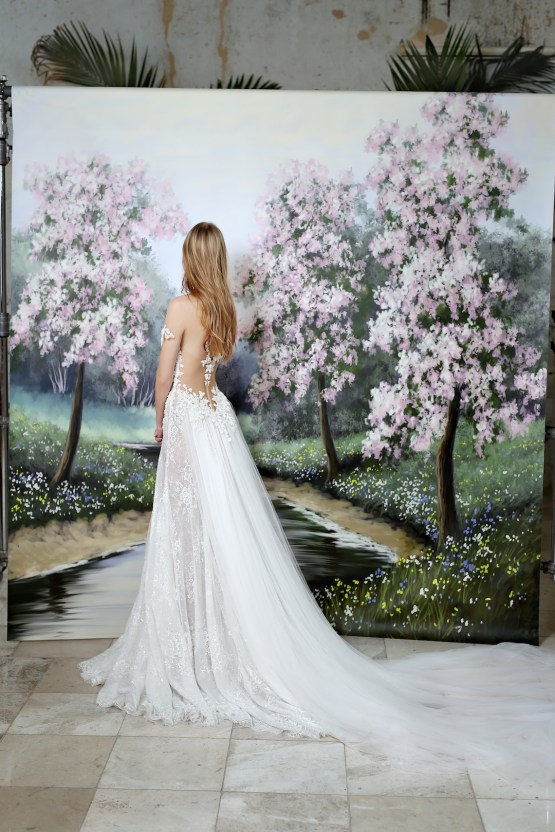 Galia Lahav Modern Fairytale-Inspired Wedding Dress Collection G-203 Back