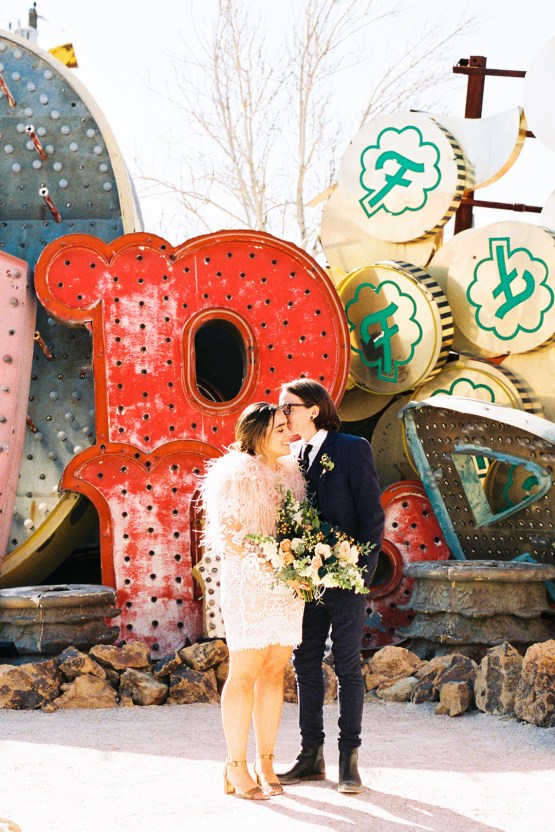Hip and Colorful Las Vegas Neon Museum Wedding – Kristen Kay Photography 10
