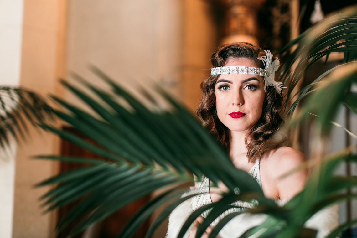 The Great Gatsby Art Deco Wedding Inspiration With Tropical Florals – Holly Castillo Photography 12