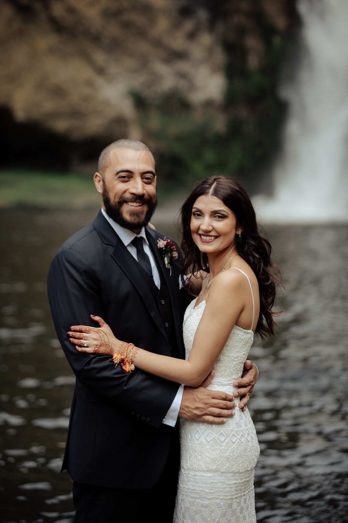 Multicultural Indian Sikh Kiwi Waterfall Wedding – Karen Willis Holmes – Hollow and Co 26