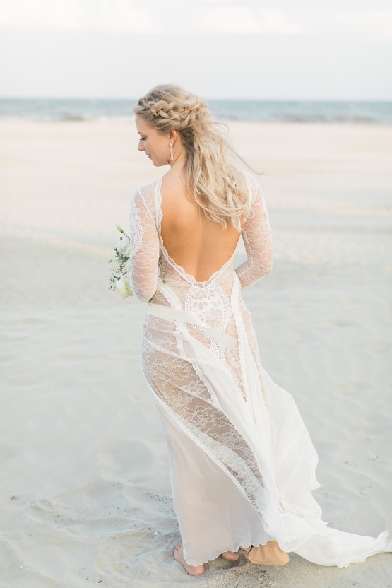 Intimate Southern Boho Beach Wedding in Charleston – Ava Moore Photography 56