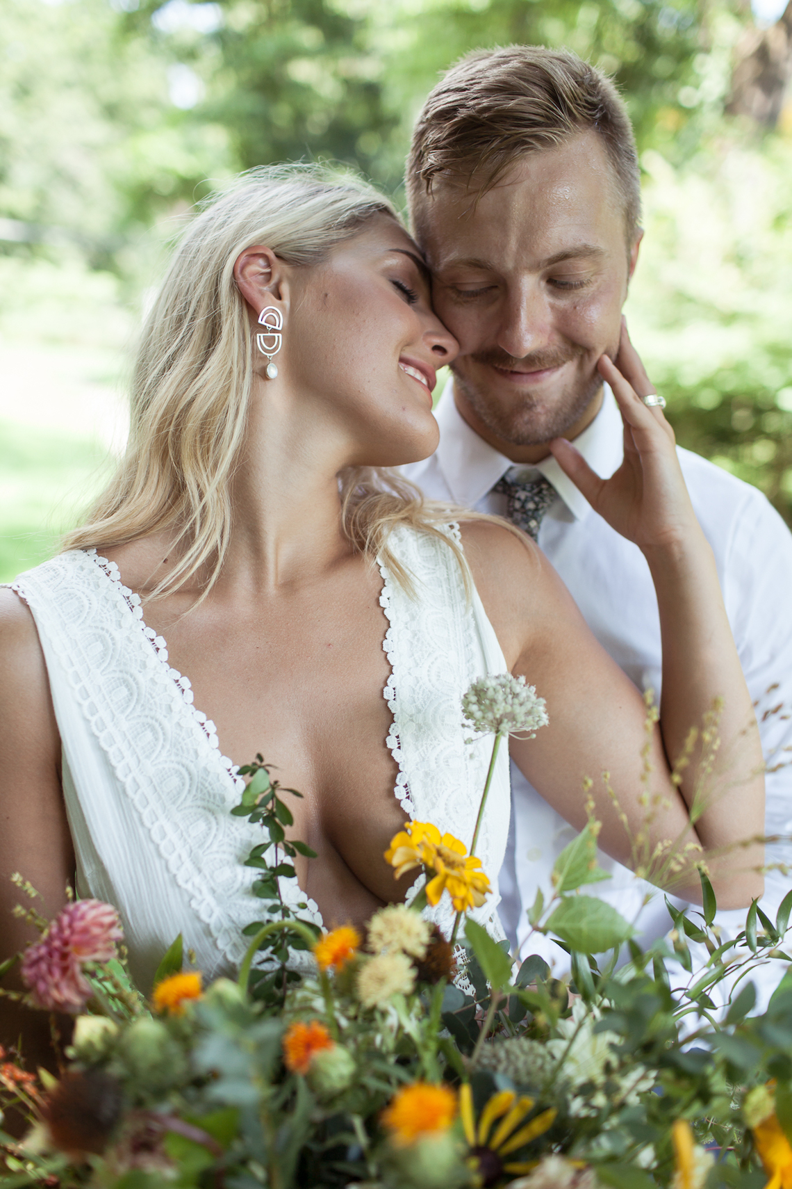Wildflower Elopement In The Middle Of A Lake – White Poppy Weddings 23