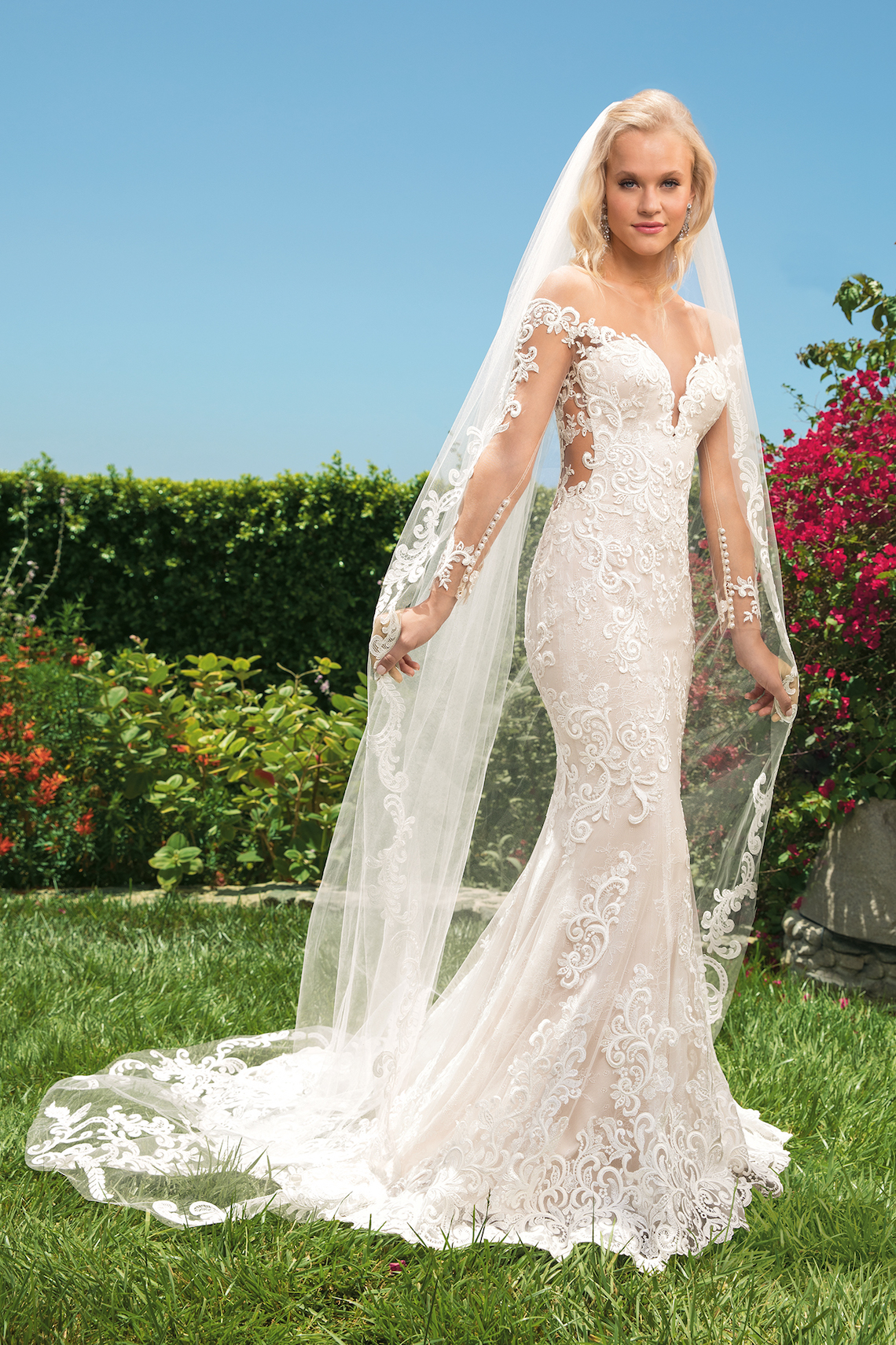 6 Stunning Lace Wedding Dresses By Casablanca Bridal – 2356 Madelyn-FRONT