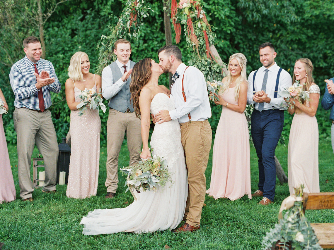 Eclectic Detail-filled Ohio Farm Wedding with a Donut Wall and Espresso Cart – Mandy Ford Photography 9