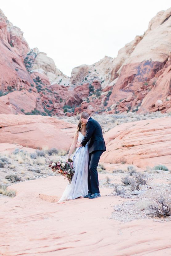 Red Rock Desert Romance With A Whimsical Blue Leanne Marshall Wedding Dress – Elizabeth M Photography 16