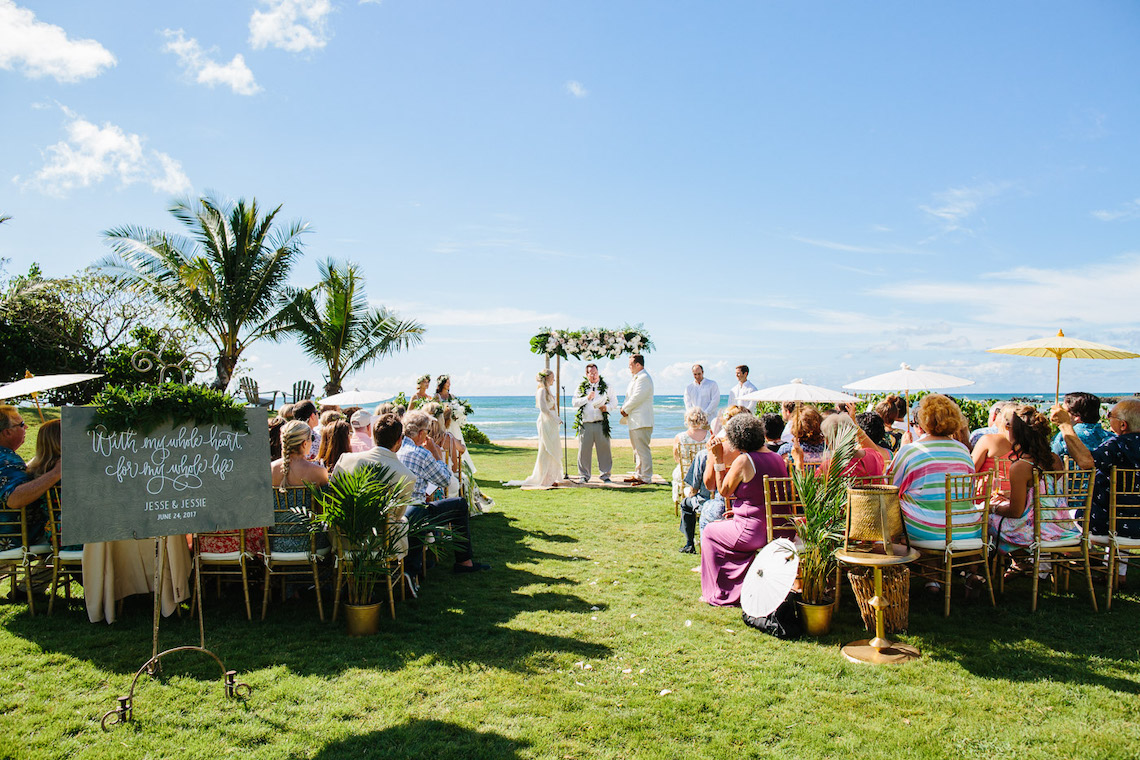 Relaxed Hawaiian Beach Wedding With Our Dream Rue De Seine Boho Wedding Dress – Absolutely Loved Photography 5