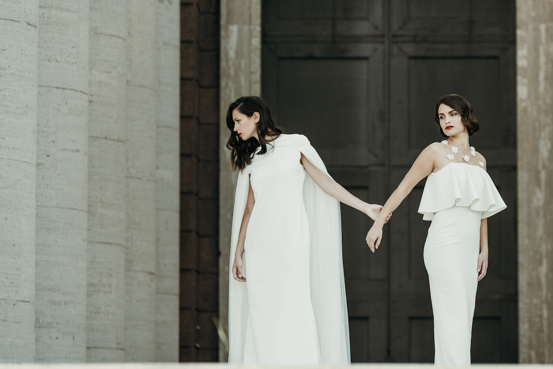 Sleek and Sexy Modern Wedding Inspiration in Emerald – Marcella Cistola 2