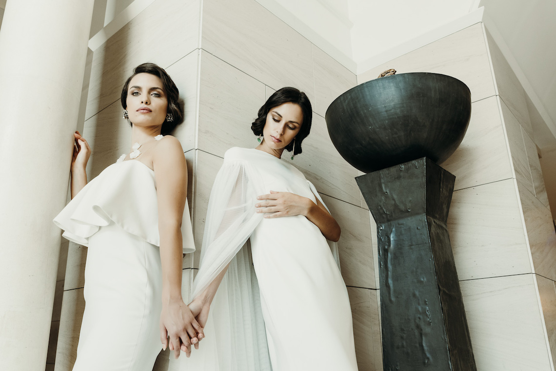 Sleek and Sexy Modern Wedding Inspiration in Emerald – Marcella Cistola 4