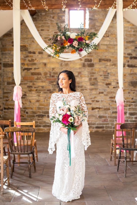 Vibrant Blossom Barn Wedding Inspiration With Creative Dessert Ideas – Deluxe Blooms – Natasha Cadman Photography 16