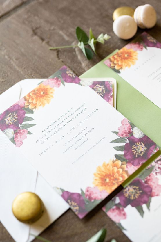 Vibrant Blossom Barn Wedding Inspiration With Creative Dessert Ideas – Deluxe Blooms – Natasha Cadman Photography 33