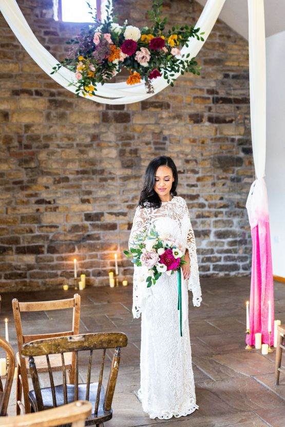 Vibrant Blossom Barn Wedding Inspiration With Creative Dessert Ideas – Deluxe Blooms – Natasha Cadman Photography 9