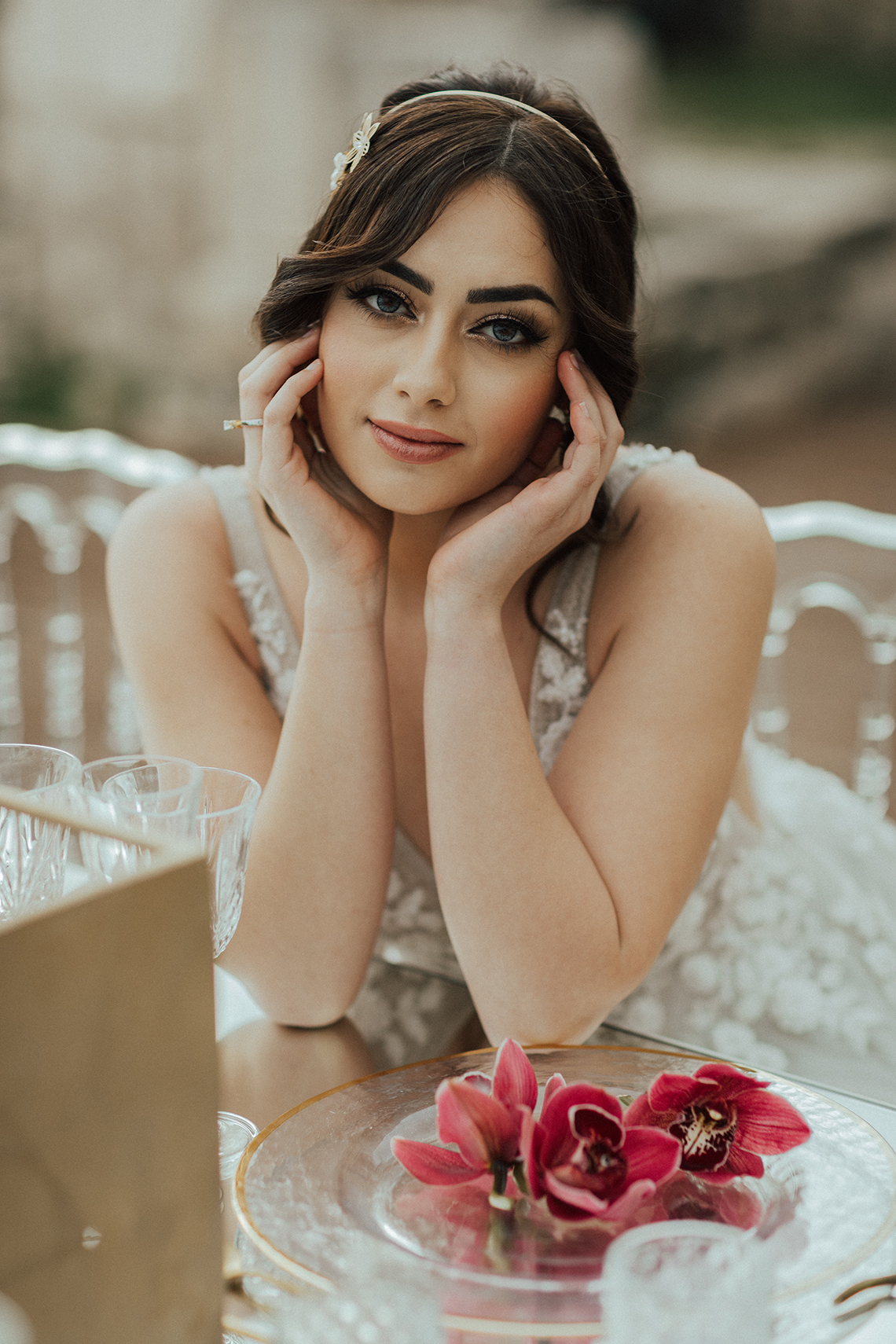 Burgundy & Gold Greek Wedding Inspiration – Aziz Altaany Photography – Bride Diaries 6
