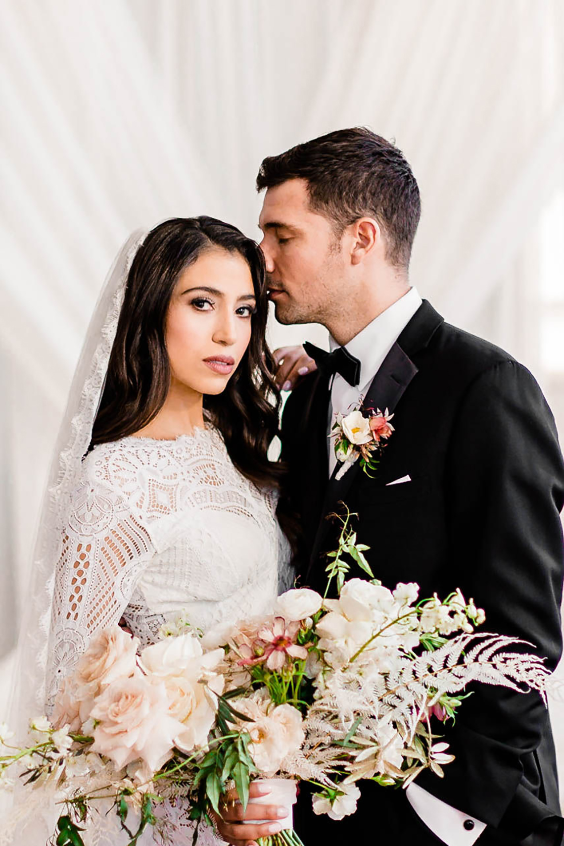 Draped Elegance – Luxurious Indoor Wedding Inspiratoin – Danielle Harris Photography 59