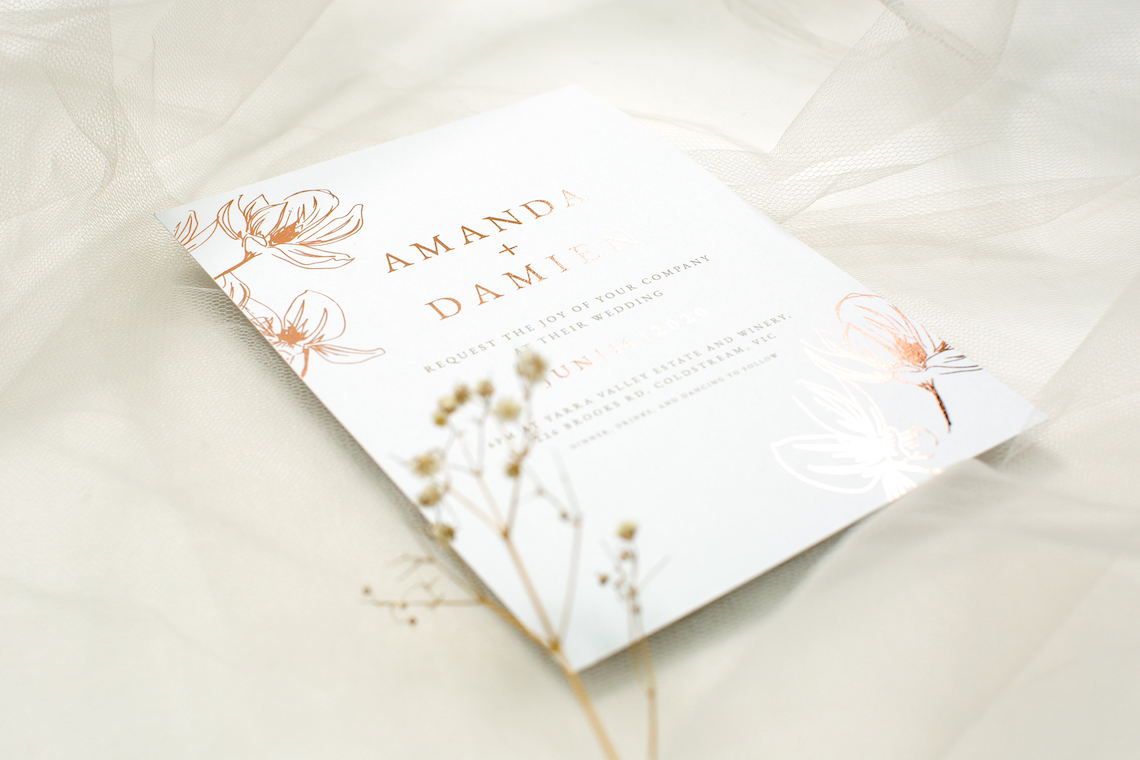 Gorgeous Custom Wedding Invitations By Paperlust 16