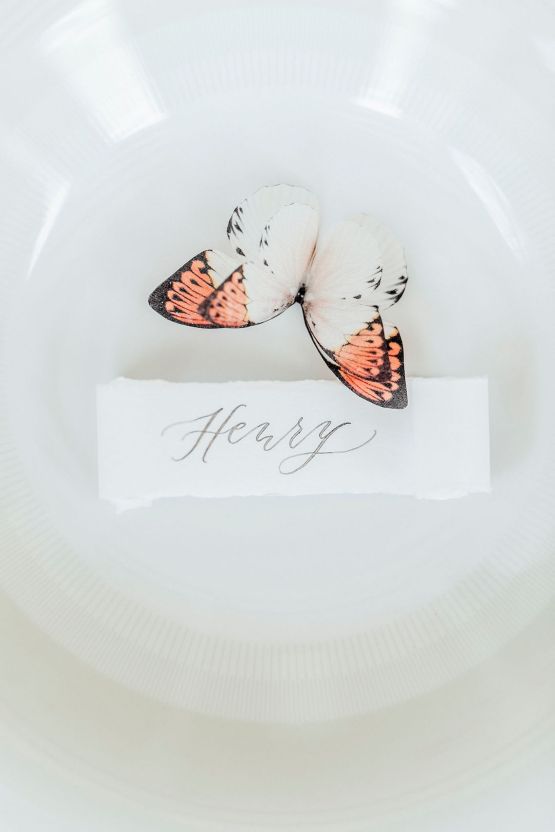 Ideas para bodas inspiradas en hermosas mariposas - Fotografía de Anja Schneemann 20