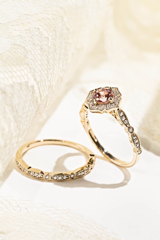 Romantic Vintage Inspired Eco Friendly MiaDonna Engagement Rings – Paris-Stackable-WS-05-Lifestyle (1) (1)
