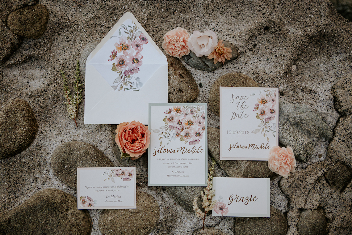Rose Gold and Copper Cinque Terre Fall Wedding Inspiration – Di Luce e d Ombra – Greta Betton Wedding Planner 6