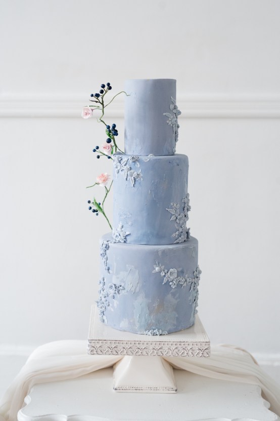 Something Blue Wedding Dessert and Cake Inspiration – Cipriano Palmer Photography 18