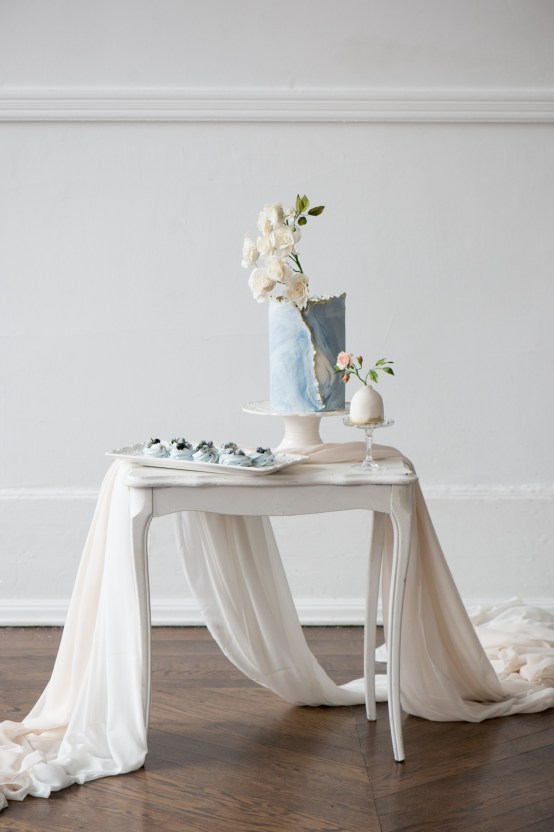 Something Blue Wedding Dessert and Cake Inspiration – Cipriano Palmer Photography 20
