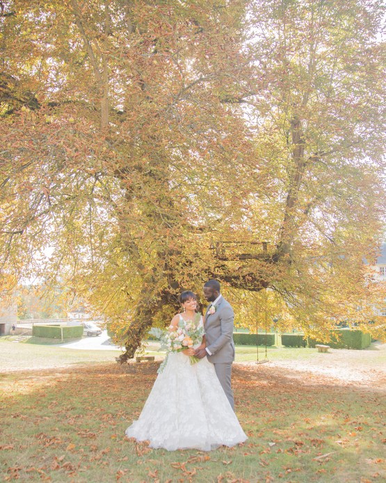 Autumn French Chateau Peach Wedding Inspiration – Szu Designs 21