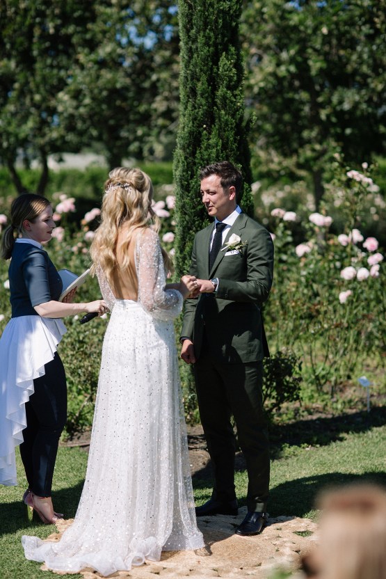Chic Australian Garden Wedding with A Sparkling Wedding Dress – David Campbell Imagery 15