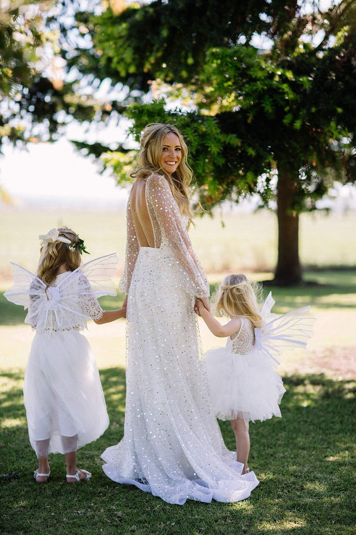 Chic Australian Garden Wedding with A Sparkling Wedding Dress – David Campbell Imagery 17