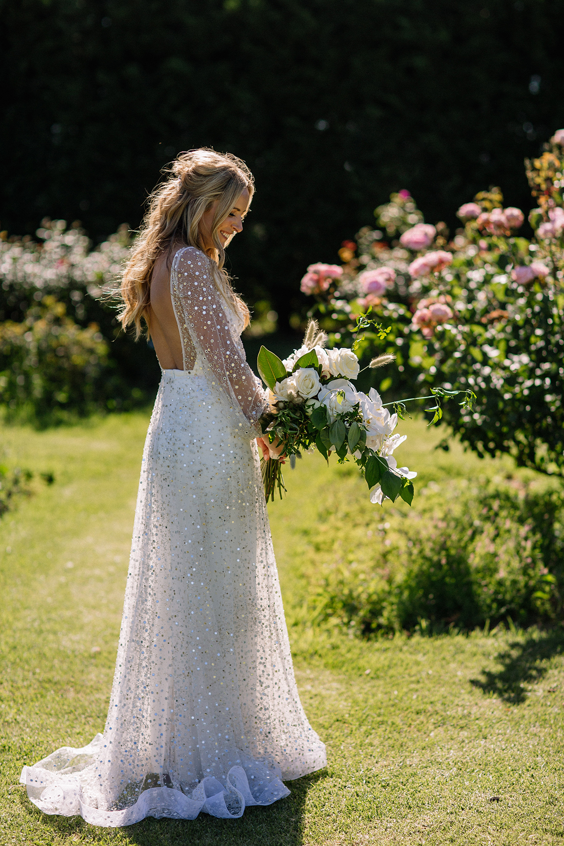 Chic Australian Garden Wedding with A Sparkling Wedding Dress – David Campbell Imagery 19