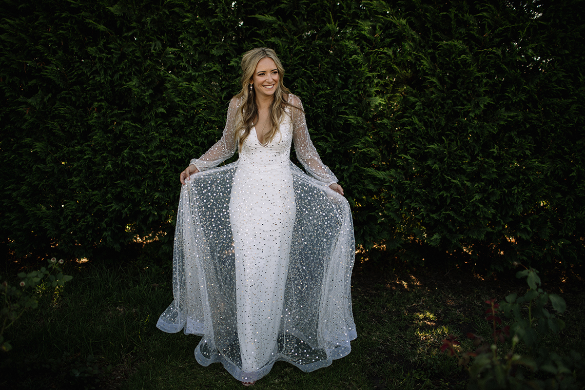 Chic Australian Garden Wedding with A Sparkling Wedding Dress – David Campbell Imagery 5
