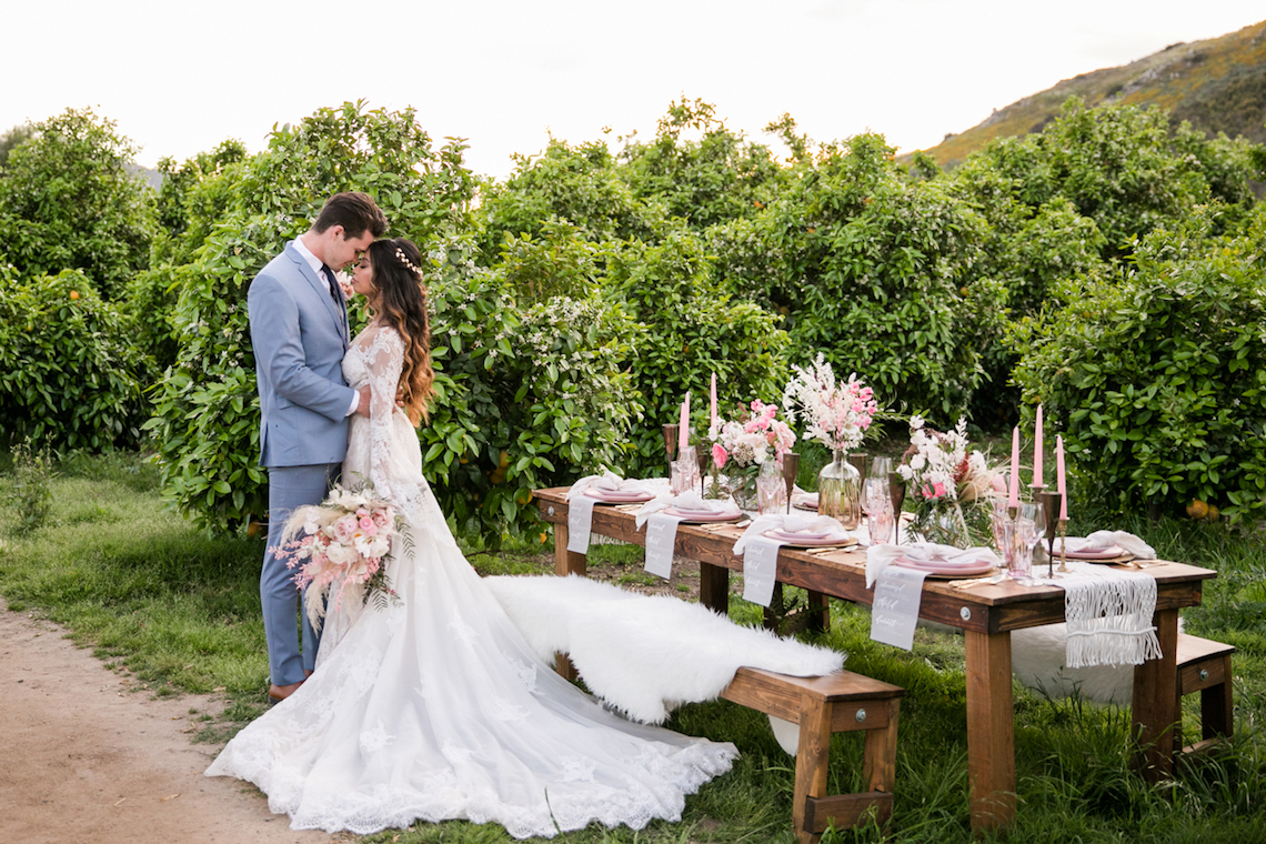 Pink Boho Farm Wedding Inspiration filled with Pretty Details – Carrie McCluskey Photo 39