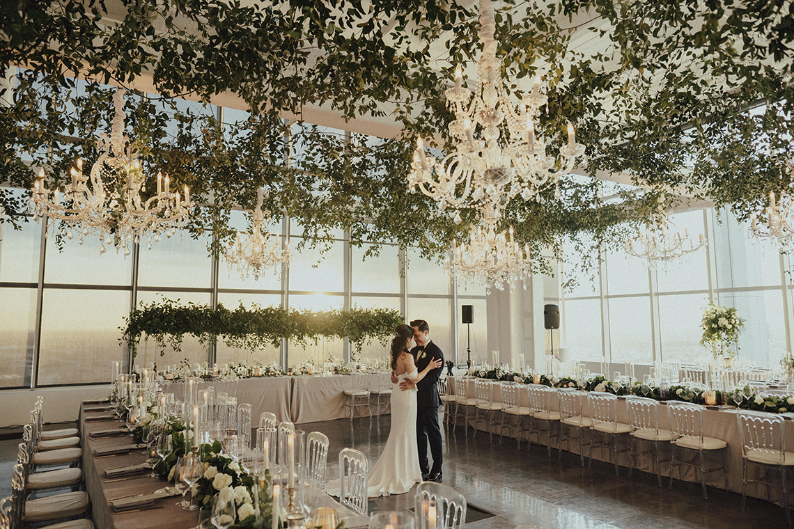 A Los Angeles Rooftop Wedding with Incredible City Views