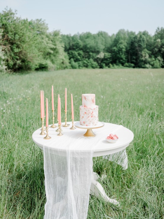 Whimsical Pantone Living Coral Colorful Meadow Wedding Inspiration – Kira Nicole Photography 6