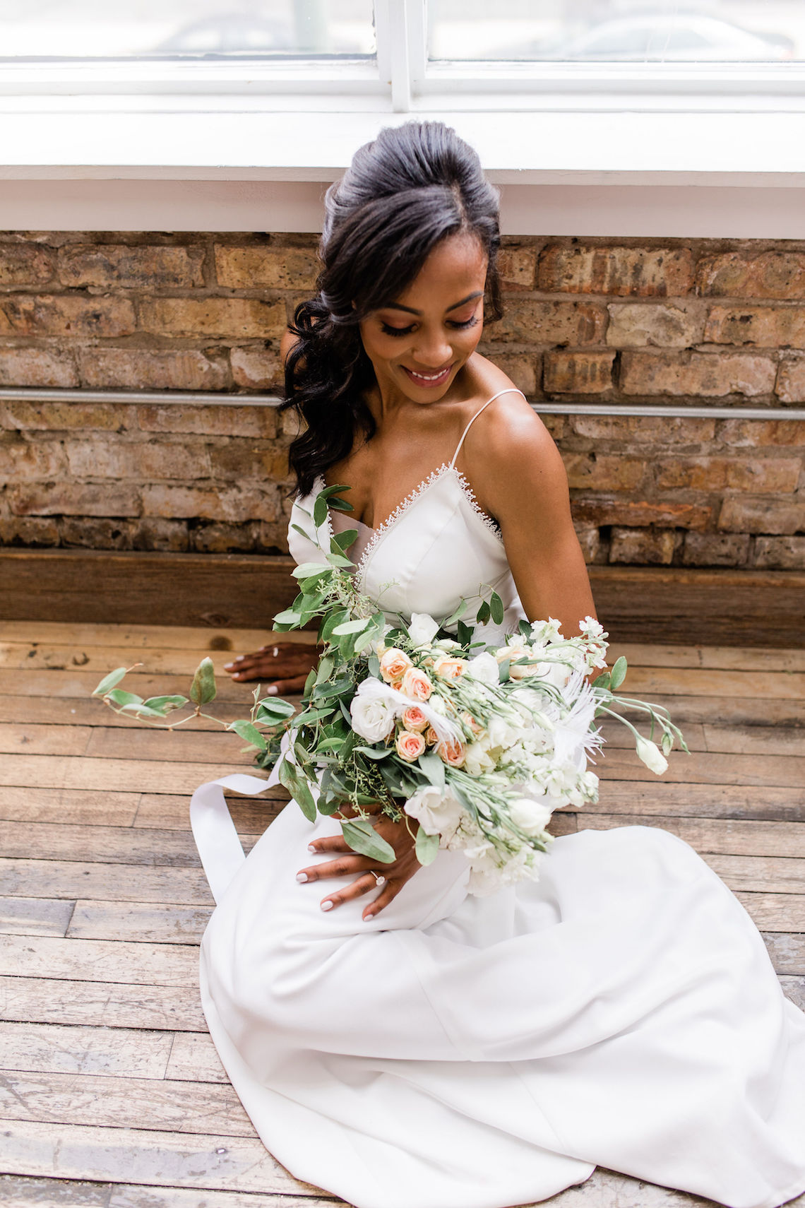 Adorable Loft Wedding Inspiration with a Cotton Candy Cart – Grey Garden Creative 37