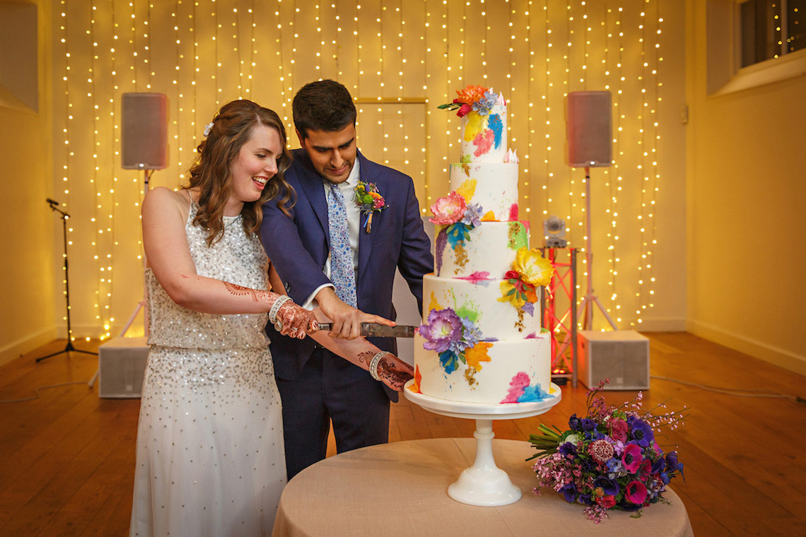 Regal and Colorful Indian Wedding with Watercolor Details – Chris Taylor 17