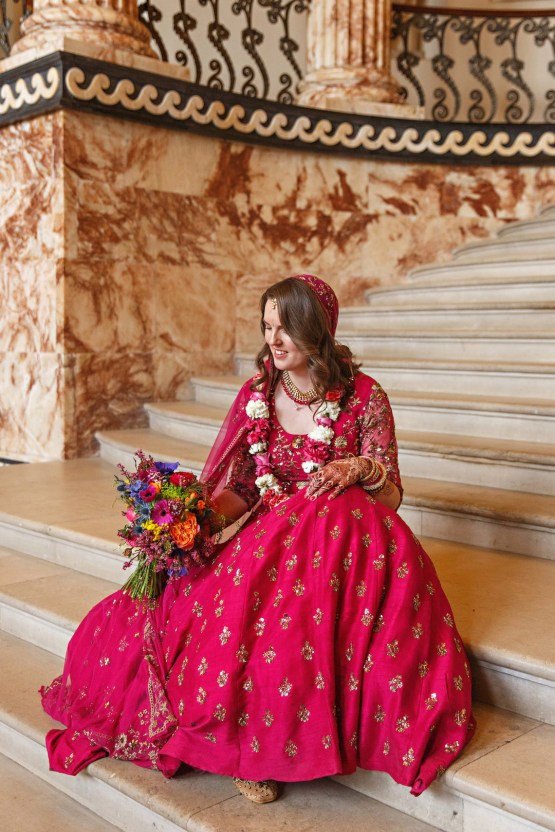 Regal and Colorful Indian Wedding with Watercolor Details – Chris Taylor 31