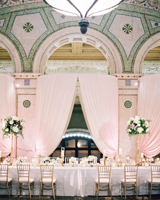 Gorgeous Green and Pink Chicago Ballroom Wedding – Clary Pfeiffer Photography – LOLA Event Productions 30