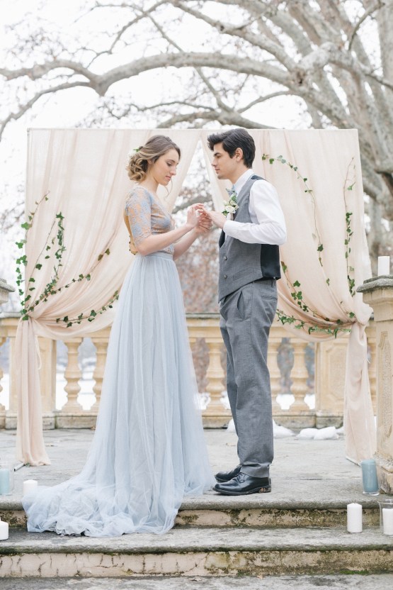 Gorgeous Winter Blue Wedding Inspiration – Irene Fucci 14