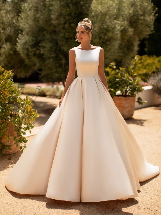 10 Gorgeous Ball Gown Wedding Dresses – Moonlight Bridal – J6772-F