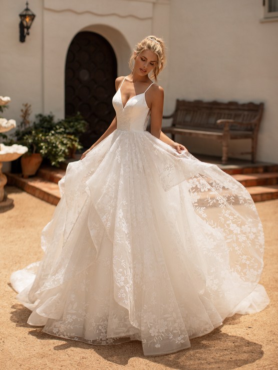 10 Gorgeous Ball Gown Wedding Dresses – Moonlight Bridal – J6782-F