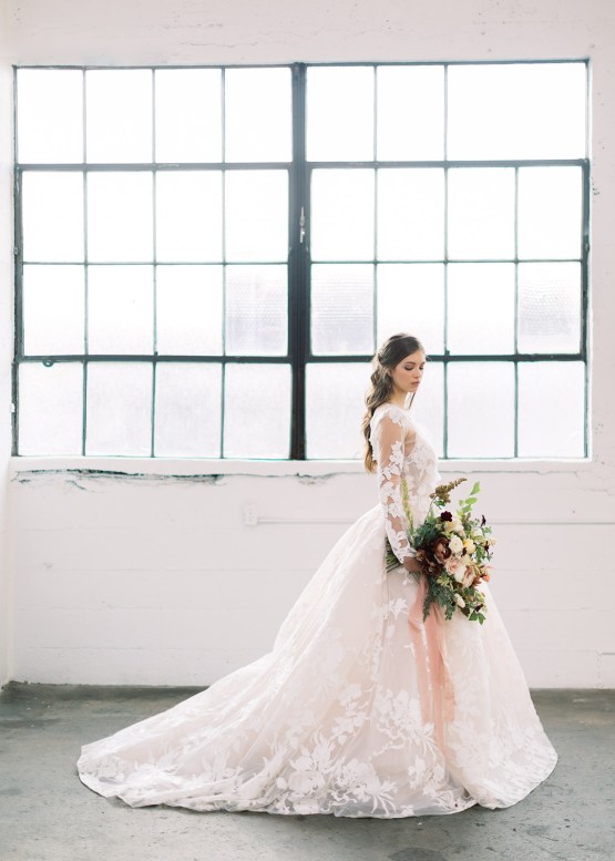 Mauve Fig Wedding Inspiration with a Gorgeous Ballgown Wedding Dress – Maricle King 20
