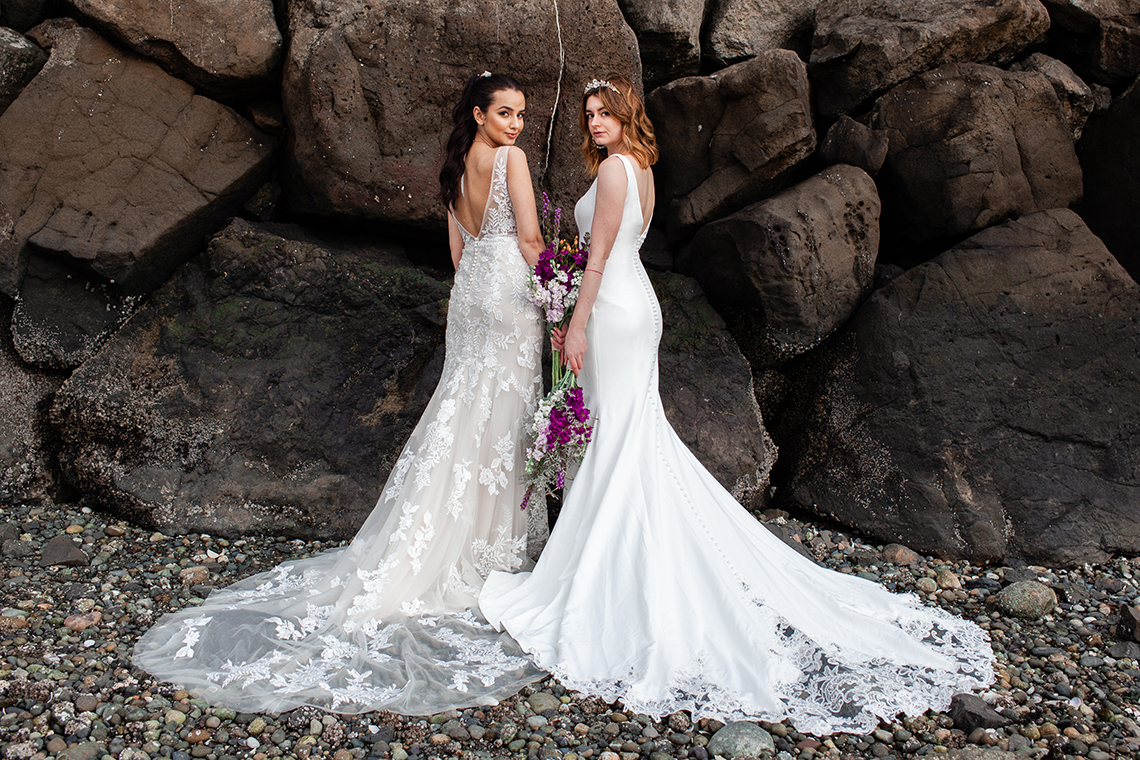 Maggie Sottero Pacific Northwest Beach Wedding Inspiration – Claire Eliza – Bridal Musings 63