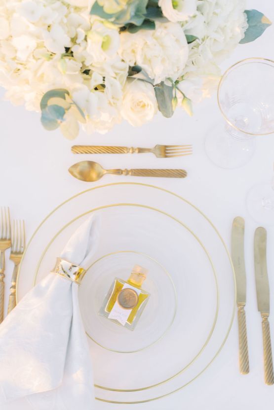 Villa Galini White and Gold Greek Wedding – Soo Events 41