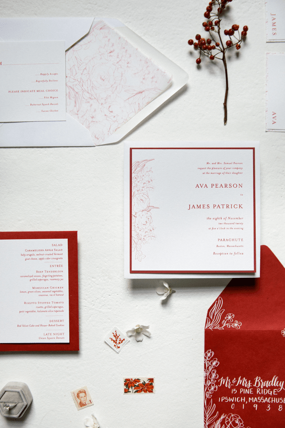 Bold Red Wedding Inspiration – Shannon O Neil Photography 17