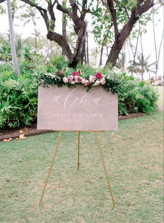 Elegant Sage Green Hawaii Destination Wedding – Etcetera Photo 21